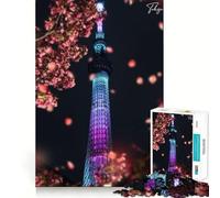 Puzzle de 1000 pièces Sumida Tokyo Metropolis Sharp Cut Art Logic Thinking Play Chill Time Play Birthday Fun Gift (38x26cm)
