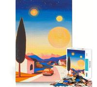 Puzzle de 1000 pièces Sunset Drive pour Adultes, Sharp Logic, Jouet de Loisirs pour la Maison, découpe précise, 38x26cm