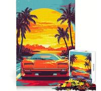Puzzle de 1000 pièces Sunset Drive pour Adultes, Sharp Logic, Jouet de Loisirs pour la Maison, découpe précise, 38x26cm