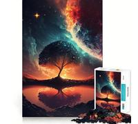 Puzzle de 1000 pièces Sunset Fantasy pour Adolescents Jeu Intelligent pour Partager Un Moment de complicité Assemblage d'une Image Pièce d'art 38x26cm
