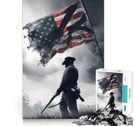 Puzzle de 1000 pièces sur la Guerre de Sécession américaine pour Adolescents Jeu de mémoire et de Concentration Qualité Professionnelle Activité de Groupe relaxante en intérieur (38x26cm)