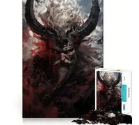 Puzzle de 1000 pièces sur la mythologie Nordique pour Adultes, idéal pour stimuler Le Cerveau, se détendre et s'amuser (38x52cm) Cadeau Parfait pour Les fêtes