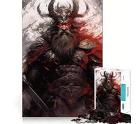 Puzzle de 1000 pièces sur la mythologie Nordique pour Adultes, Un Casse-tête Relaxant à Assembler Lentement, Un Cadeau Parfait (38x52cm)