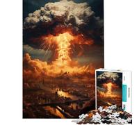 Puzzle de 1000 pièces sur Le thème de la Bombe Atomique Un Jeu éducatif Difficile et Stimulant d'analyse et de logique adapté aux Personnes de 14 Ans et Plus (38 x 52 cm)