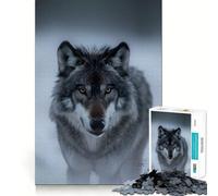 Puzzle de 1000 pièces sur Le thème de la Chasse aux Loups et aux prédateurs,idéal pour Les Adolescents Jeu d'entraînement cognitif,sans Espace,Format Compact et Amusant pour des Moments de Jeu