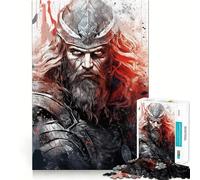 Puzzle de 1000 pièces sur Le thème de la mythologie Nordique pour Adultes, défi cérébral, Jouet Anti-Stress, décoration Murale Transparente (38x26cm)