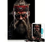 Puzzle de 1000 pièces sur Le thème de la mythologie Viking Jeu de Construction Focus Assemblage sûr et précis Jouet d'intérieur idéal pour Les Vacances (50x75cm)