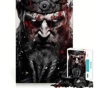 Puzzle de 1000 pièces sur Le thème de la mythologie Viking Un Jeu créatif et Stimulant,sans pièces détachées,idéal pour Partager Un Moment Convivial en Famille (50x75cm)