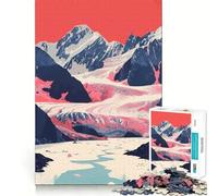 Puzzle de 1000 pièces sur Le thème de la Nature en Alaska Un Jeu d'articulation Propre et Stimulant pour se détendre et s'amuser,idéal comme Cadeau d'anniversaire (50x75cm)