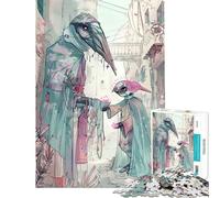 Puzzle de 1000 pièces sur Le thème de la peste pour Adolescents idéal pour Un Anniversaire ou Noël Activités familiales et Jeux Amusants à partir de 14 Ans (50x75cm)