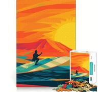 Puzzle de 1000 pièces sur Le thème de la Planche à Voile,de la Plage et de la Nature Jeu de réflexion Amusant et Stimulant,pièces Parfaitement emboîtables,Cadeau d'anniversaire idéal (50x75cm)