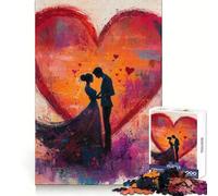 Puzzle de 1000 pièces sur Le thème de la Saint-Valentin pour Adolescents : Stimulation cérébrale, évasion paisible, Assemblage Solide, Joyeux Noël (50x75cm)