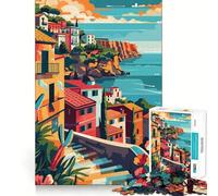 Puzzle de 1000 pièces sur Le thème de la Sicile, idéal pour Adultes et Adolescents stimule la mémoire, favorise la détente et Offre Un Cadeau de Noël 50x75cm