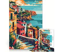 Puzzle de 1000 pièces sur Le thème de la Sicile, idéal pour Les Adolescents, pour améliorer Leur mémoire et Leurs Loisirs Découpe Solide pour Les vœux du Père Noël 38x26cm