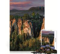 Puzzle de 1000 pièces sur Le thème de la Suisse saxonne, idéal pour Les Adolescents, pour stimuler Leur mémoire, se divertir à la Maison et Offrir Un Joli Cadeau (38x26cm)