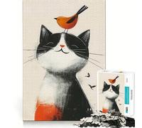 Puzzle de 1000 pièces sur Le thème de l'amitié Animale pour Adolescents activité ludique et stimulante pour stimuler l'esprit,découpe de Haute précision,Pause mentale apaisante (50x75cm)