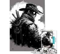 Puzzle de 1000 pièces sur Le thème de l'apocalypse à Vapeur et des Cowboys Jeux Amusants et addictifs pour développer la Patience Cadeaux de Noël Secrets Apprentissage éducatif (38x26cm)