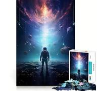 Puzzle de 1000 pièces sur Le thème de l'espace, des astronautes et des planètes, idéal pour Les Adolescents Collection d'œuvres d'art aux Contours Nets et précis (50x75cm)
