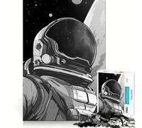 Puzzle de 1000 pièces sur Le thème de l'espace et des astronautes, pour Adultes et Adolescents Jeu d'adresse Relaxant et Amusant, Bords Nets, pour Les fêtes (38x52cm)