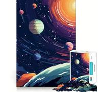 Puzzle de 1000 pièces sur Le thème de l'espace et des planètes, idéal pour Les Adolescents Jeu d'entraînement cérébral, activité de Groupe, Cadeau Classique Assembler (38x26cm)