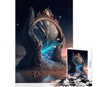 Puzzle de 1000 pièces sur Le thème de l'espace et du Temps idéal pour Les Adolescents et Les Adultes Jeu éducatif Stimulant à compléter Dimensions 38x52cm