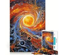 Puzzle de 1000 pièces sur Le thème de l'espace pour Adolescents Jeu de Puzzle Stimulant la réflexion, activité de Groupe, Assemblage Artistique, Cadeau Classique (38x26cm)