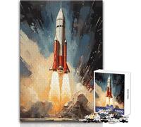 Puzzle de 1000 pièces sur Le thème de l'espace pour Adolescents Une activité ludique et éducative pour développer sa logique Un Cadeau Unique et Plein de tendresse Dimensions 38x52 cm