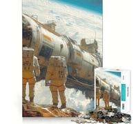 Puzzle de 1000 pièces sur Le thème de l'exploration planétaire, idéal pour Les Adolescents, pour stimuler Leur mémoire, se divertir à la Maison et Offrir Un Joli Cadeau (50x75cm)