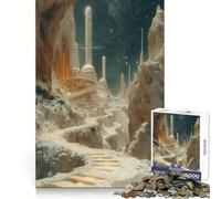 Puzzle de 1000 pièces sur Le thème de l'exploration planétaire pour Adolescents Jeu de réflexion apaisant Qualité supérieure Cadeau de Noël (50x75cm)