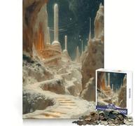 Puzzle de 1000 pièces sur Le thème de l'exploration planétaire pour Adultes et Adolescents Se remémorer, se détendre, s'évader Découpe Lisse (38x52cm)