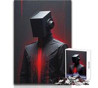 Puzzle de 1000 pièces sur Le thème de l'intelligence Artificielle pour Adolescents:Jeu éducatif Stimulant la Concentration, idée Cadeau Originale et touchante Dimensions:50x75 cm