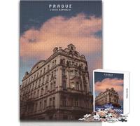 Puzzle de 1000 pièces sur Le thème de Prague, idéal pour Les adolescentsJeu éducatif, Cadeau Parfait pour Un anniversaireDimensions 38x26cm.