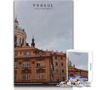 Puzzle de 1000 pièces sur Le thème de Prague, idéal pour Les adolescentsJeu éducatif, Cadeau Parfait pour Un anniversaireDimensions 38x26cm.