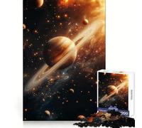 Puzzle de 1000 pièces sur Le thème de Saturne, idéal pour Les Adolescents améliore la mémoire, se détend et Offre Un Cadeau créatif aux Bords précis (50x75cm)