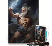 Puzzle de 1000 pièces sur Le thème de Zeus dans la mythologie Grecque,pour Adultes Jeu de résolution de problèmes,qualité Professionnelle,activité de Groupe relaxante en intérieur (50x75cm)