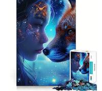 Puzzle de 1000 pièces sur Le thème des Animaux de l'espace mystiques, idéal pour Les Adolescents Un Jeu intellectuel Stimulant, Un Moment de Partage et de qualité, Un Cadeau mémorable (38x26cm)