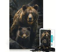 Puzzle de 1000 pièces sur Le thème des Animaux pour Adolescents Jeux de mémoire,Assemblage précis sans espaces,activité Amusante en Famille (38x52cm)
