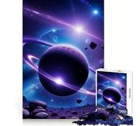 Puzzle de 1000 pièces sur Le thème des Anneaux de Saturne, idéal pour Les Adolescents, pour développer Leur mémoire, se détendre et Profiter d'un Moment de Plaisir (38x26cm)