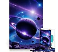 Puzzle de 1000 pièces sur Le thème des Anneaux de Saturne, idéal pour Les Adolescents, pour développer Leur mémoire, se détendre et Profiter d'un Moment de Plaisir (38x26cm)