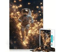 Puzzle de 1000 pièces sur Le thème des astronautes,bouées,Bords Fins,Casse-tête logique,Jeu de Loisirs,Cadeau d'anniversaire Amusant (38x52cm)