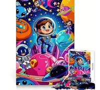 Puzzle de 1000 pièces sur Le thème des astronautes et de l'espace, idéal pour Les Adolescents Un Cadeau Parfait pour stimuler Le Cerveau, Le Bien-être et Les Loisirs (38x52cm)