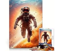 Puzzle de 1000 pièces sur Le thème des astronautes et des Voyages spatiaux, idéal pour Les Adolescents, pour développer Leur logique, se détendre et Offrir Un Cadeau d'anniversaire Original (38x52cm)