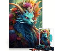 Puzzle de 1000 pièces sur Le thème des créatures mythiques et fantastiques pour Adolescents améliore la mémoire, Passe-Temps Calme, Bords Nets, Cadeau d'anniversaire (38x52cm)