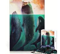 Puzzle de 1000 pièces sur Le thème des créatures sous-Marines pour Adolescents Détection des Souvenirs Plaisir reposant Découpe Uniforme Cadeau de Noël idéal (38x52cm)