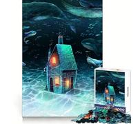Puzzle de 1000 pièces sur Le thème des créatures sous-Marines pour Adultes Stimule l'esprit Plaisir Garanti Assemblage Solide pour Les fêtes (50x75cm)