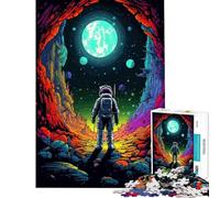 Puzzle de 1000 pièces sur Le thème des extraterrestres et des grottes spatiales Un défi de rapidité pour Adolescents idéal pour Un Anniversaire ou Noël ! (Dimensions 38x26cm)