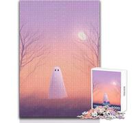 Puzzle de 1000 pièces sur Le thème des fantômes d'halloween pour Adolescents:Un Jeu Amusant et éducatif, idéal comme Cadeau Festif et attentionné Dimensions:38x52cm