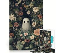 Puzzle de 1000 pièces sur Le thème des fantômes fantaisistes,Jeu de Concentration mentale pour Adolescents,découpe de précision,Bords Lisses, pour Les fêtes de Fin d'année (38x26cm)