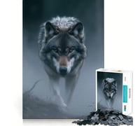 Puzzle de 1000 pièces sur Le thème des Loups et des prédateurs,idéal pour Les Adolescents Jeu de réflexion et de Coordination Découpe Laser pour Un Assemblage Parfait Activité relaxante en Groupe