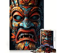 Puzzle de 1000 pièces sur Le thème des Masques Tiki et des peuples autochtones idéal pour Les Adolescents Renforce la mémoire Calme et sérénité Qualité supérieure pour Les vœux
